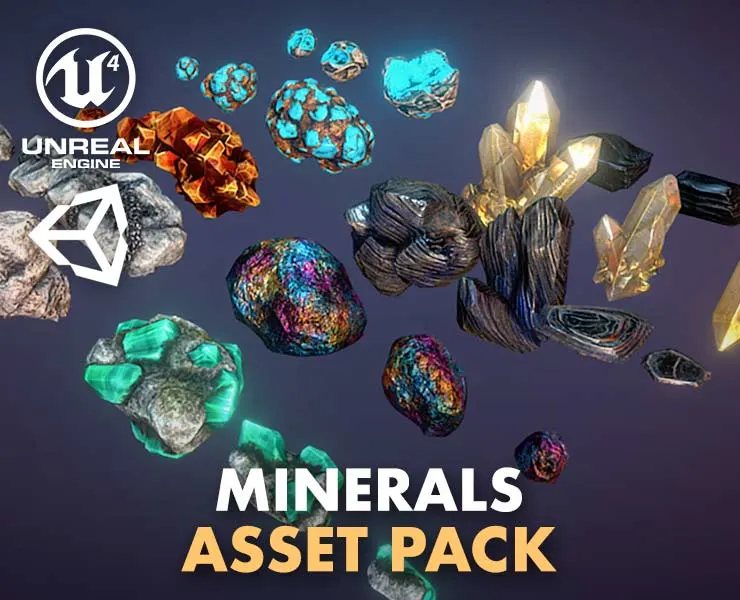 Minerals - Game Ready Asset Pack