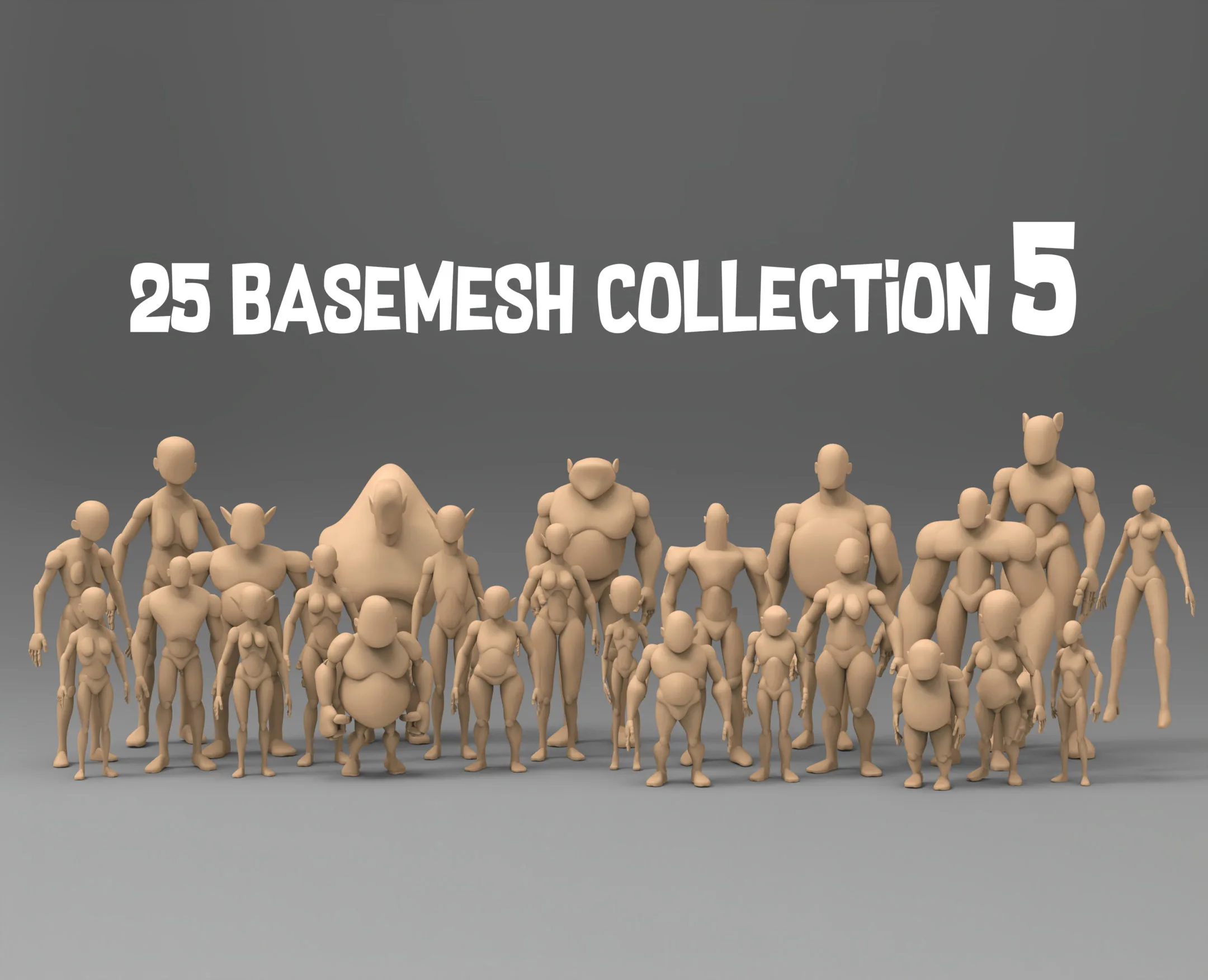 25 Basemesh collection 5