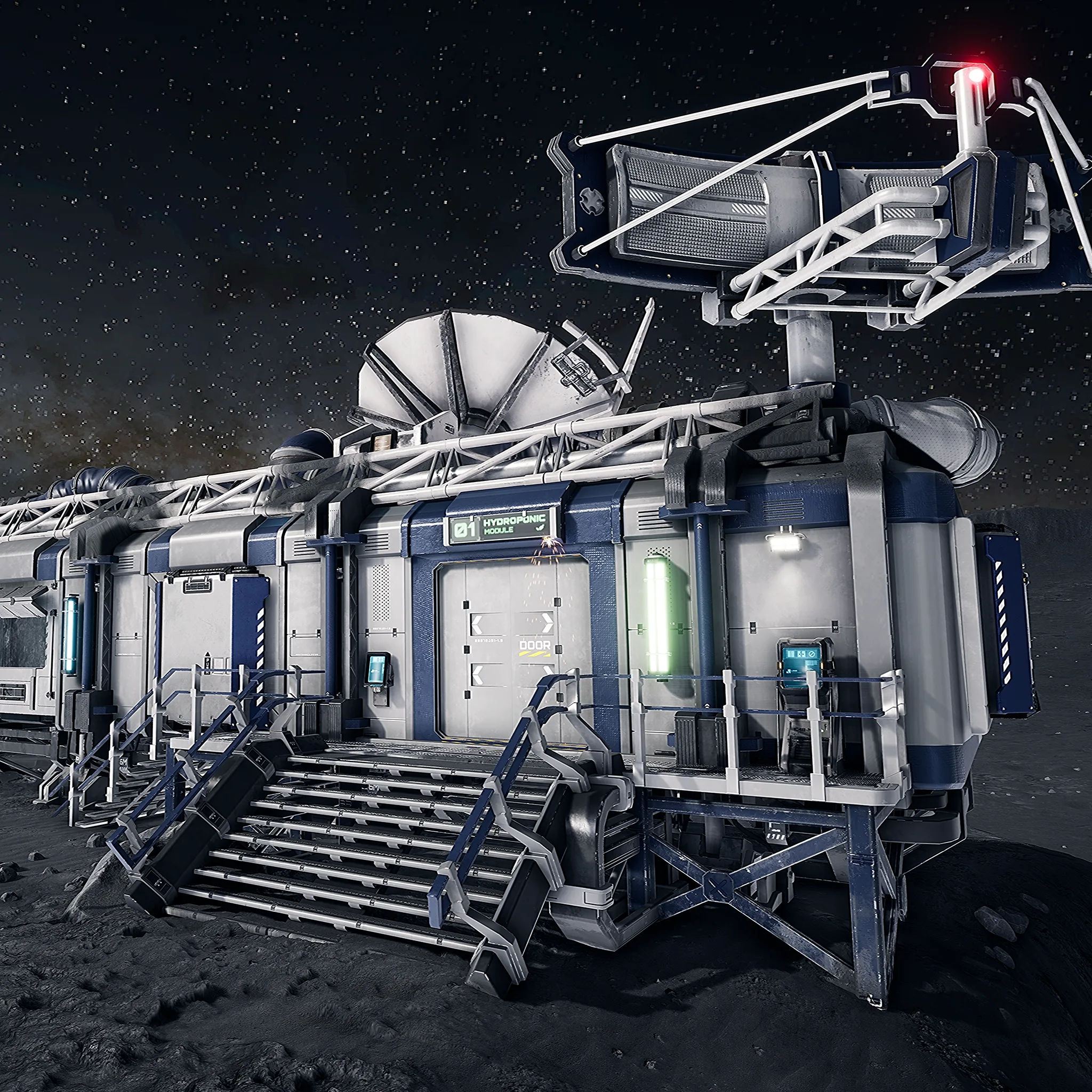 Lunar Modular Base - Unreal Engine