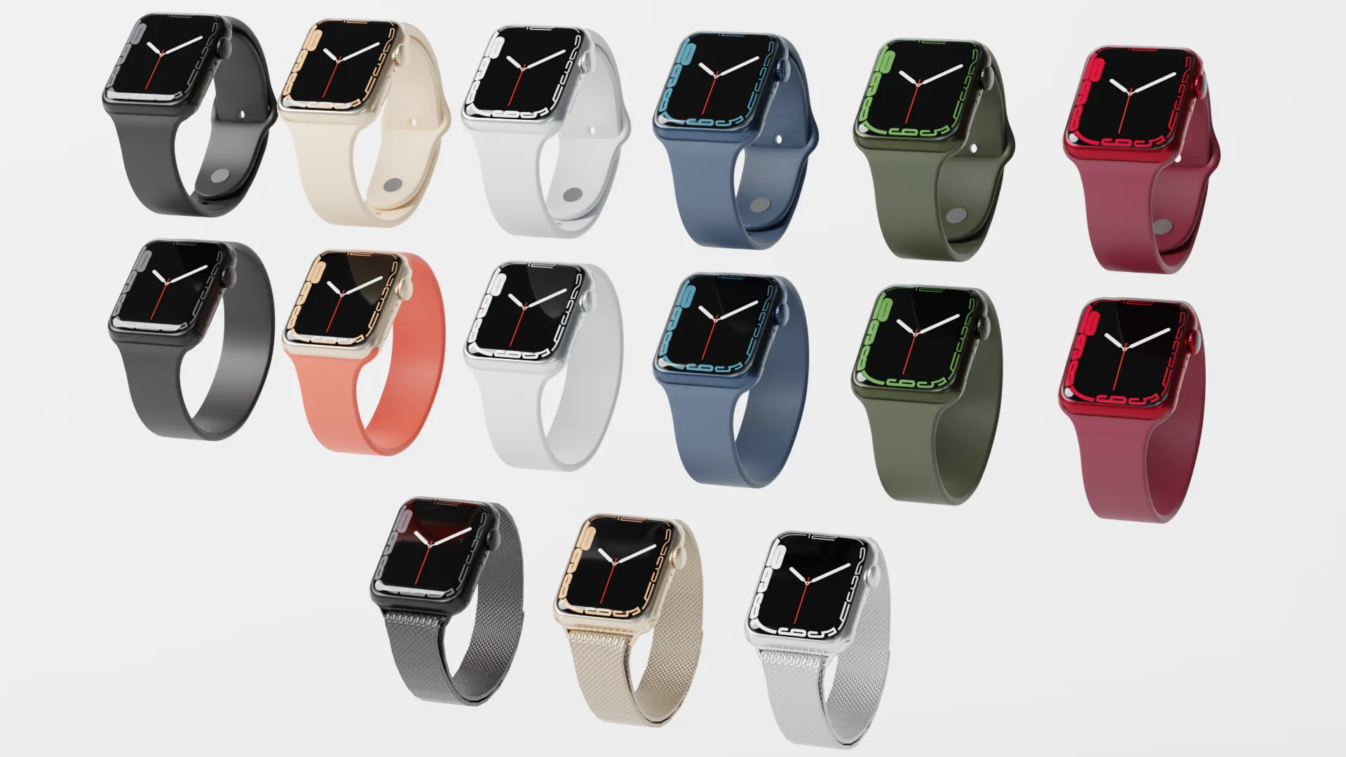 Apple Watch Collection All Colors