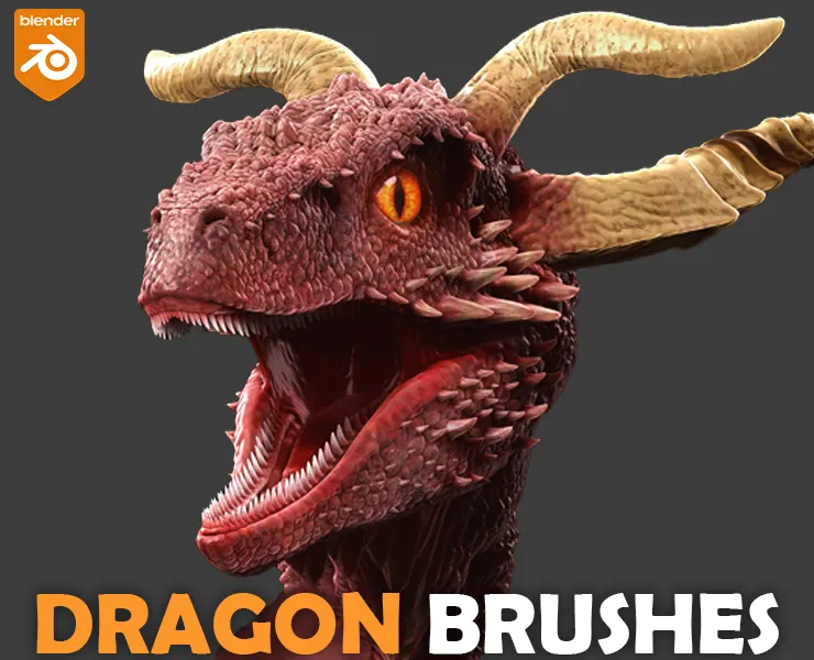Dragon Skin Brushes For Blender