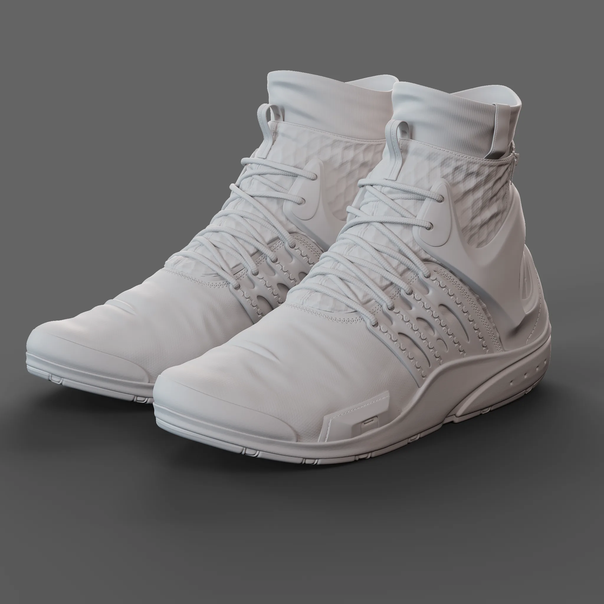 Realistic Cyberpunk Sport Shoes