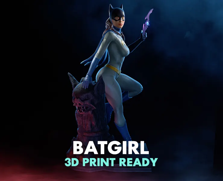 BatGirl - 3D Print Ready