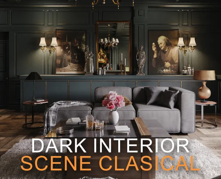 Dark Interior Scene (Classical)