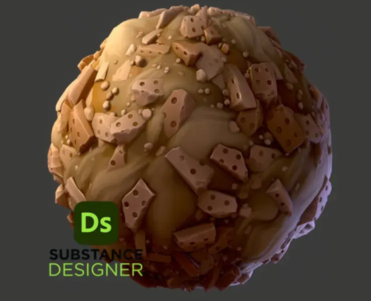 Stylized Broken Bricks - Substance 3D Designer