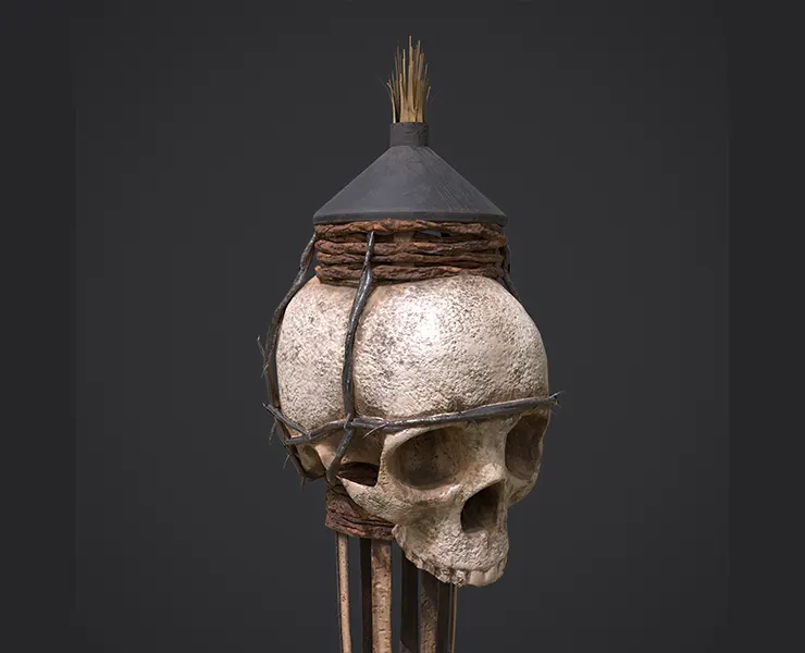 Skull Torch