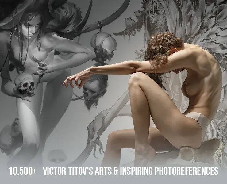 10,500+ Victor Titov’s Arts & Inspiring Photoreferences-70%Off for the first week!