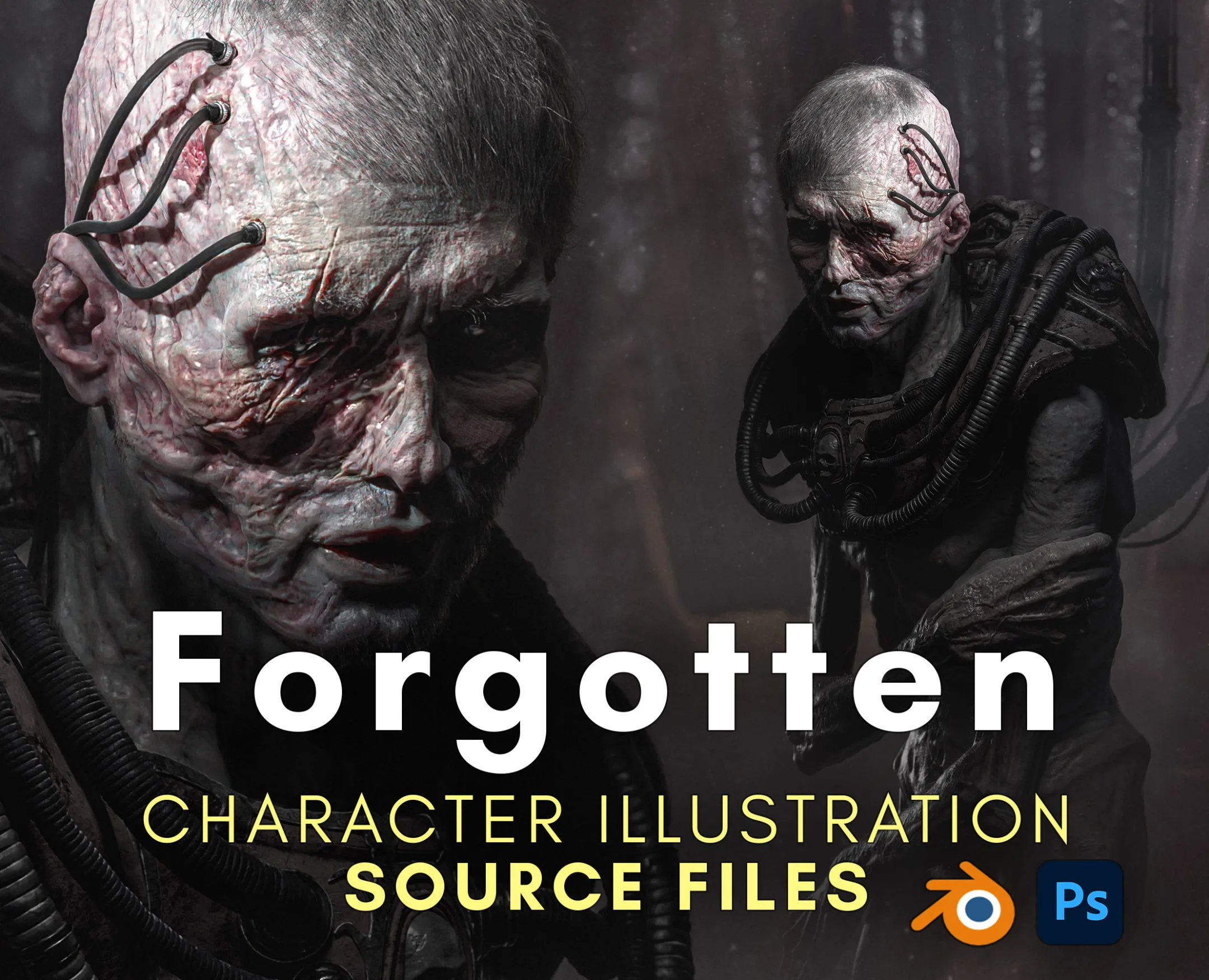 Forgotten - Character Illustration Source Files