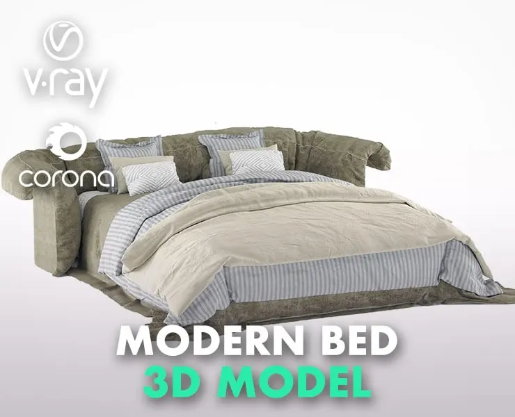 Modern Bed 01