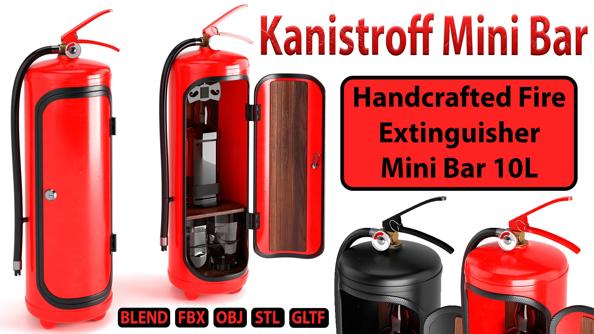 Kanistroff fire extinguisher mini bar