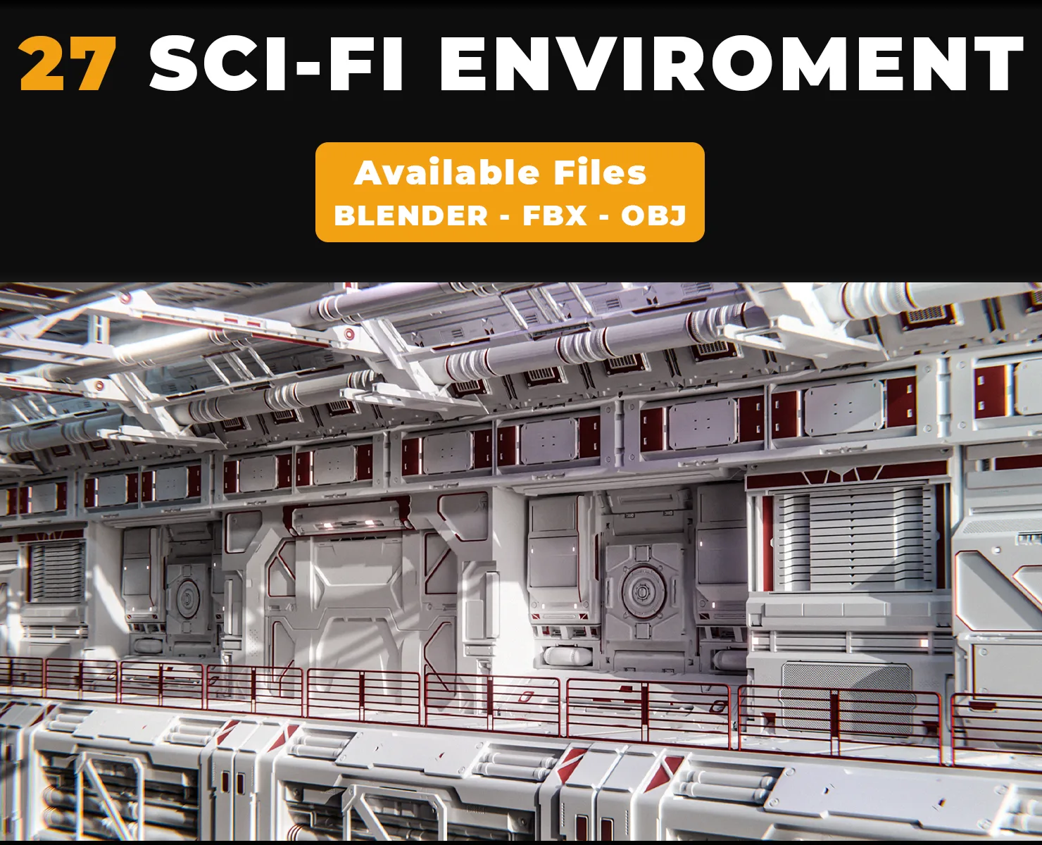 27 SCI-FI ENVIROMENT PANEL KITBASH