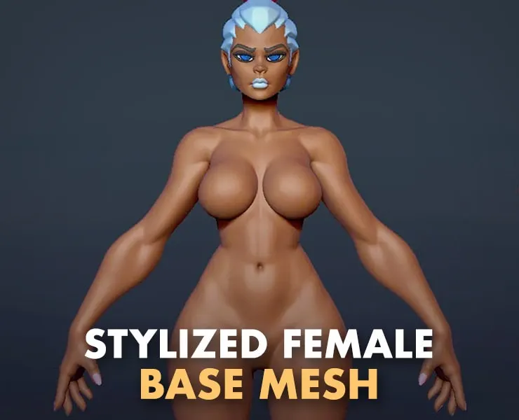 Basemesh - Stylized Female #2