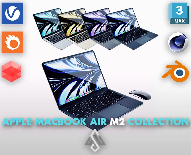 Apple MacBook Air M2 Collection 2022 With Magic Mouse