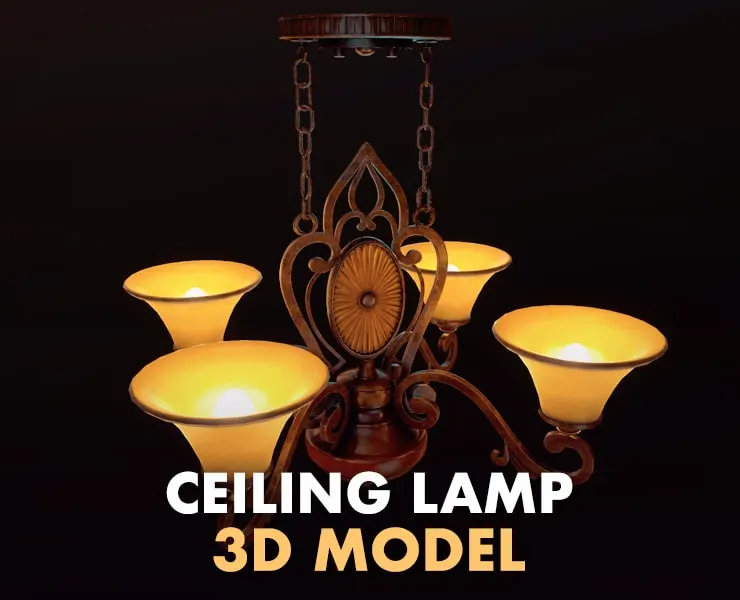 Ceiling Lamp - PBR Model