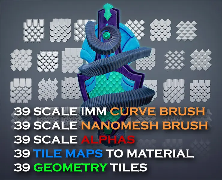 39 Scales for Sculpting, Texturing, Modeling and More