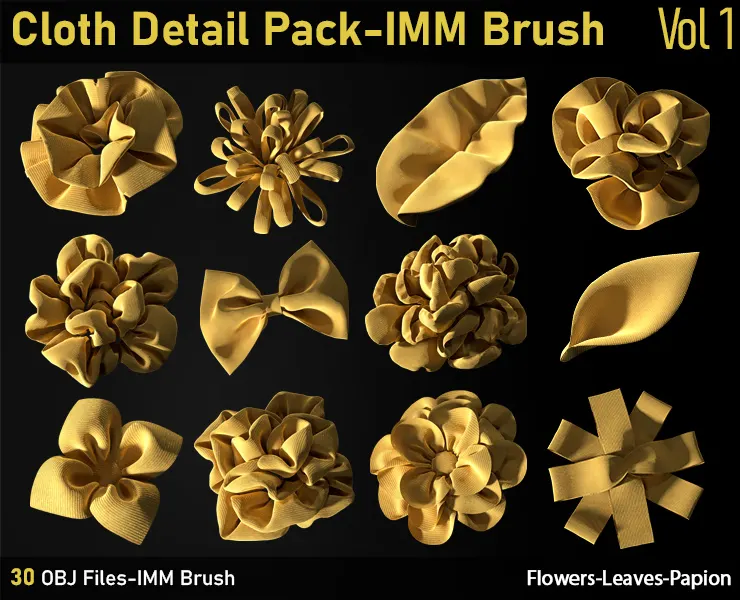 Cloth Detail Pack-IMM Brush-vol1