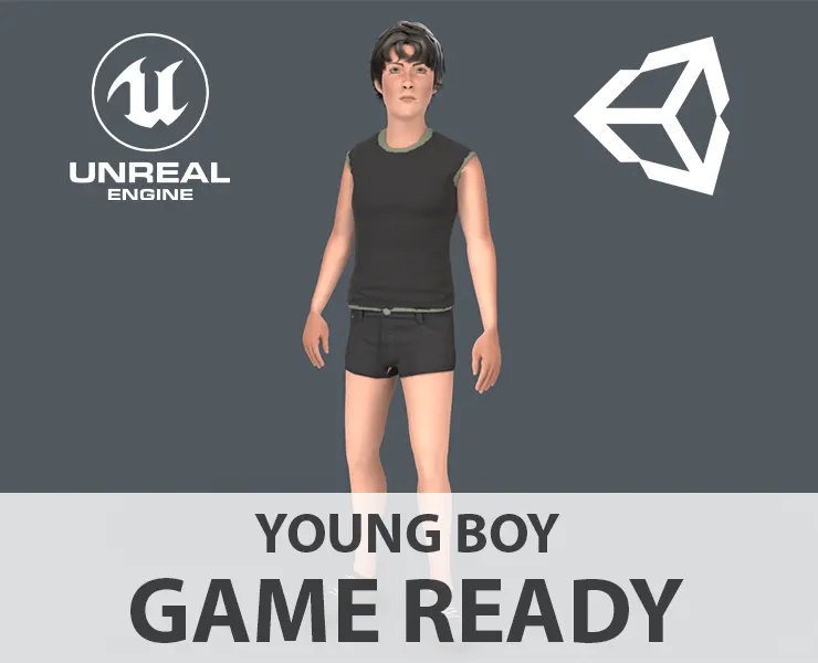 Young Boy - Game Ready