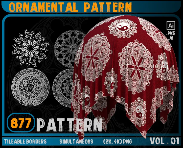 Ornamental pattern vol 01