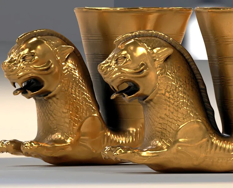 Achaemenid golden cup