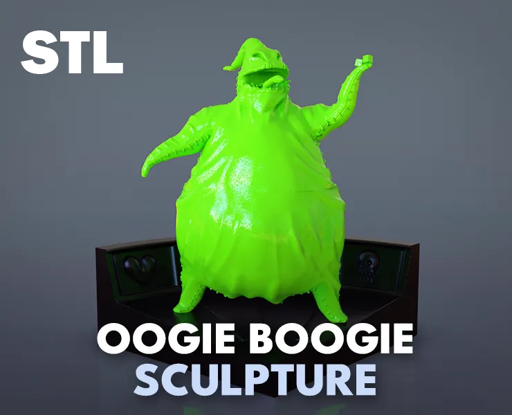 Oogie boogie sculpture