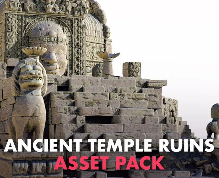 Ancient Temple Ruins Asset Pack