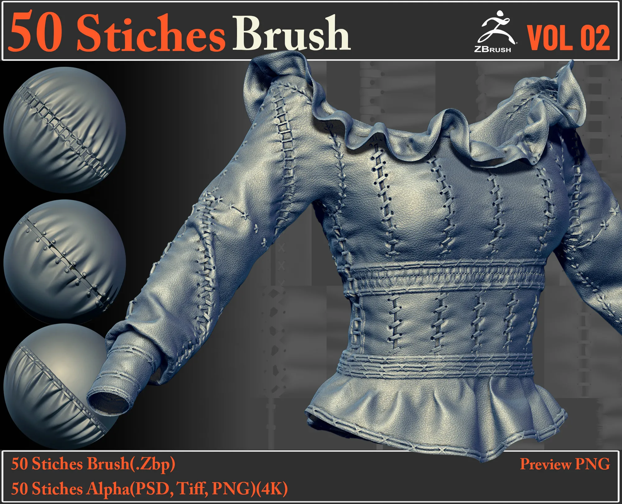 50 Stiches Brush/Alpha VOL02