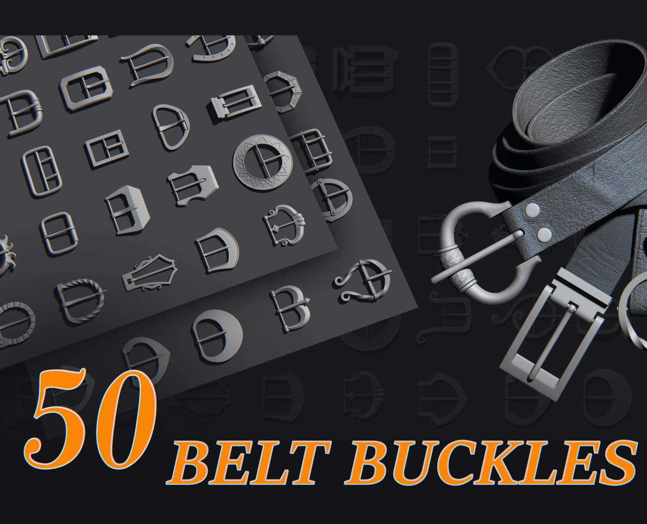 50 belt buckles