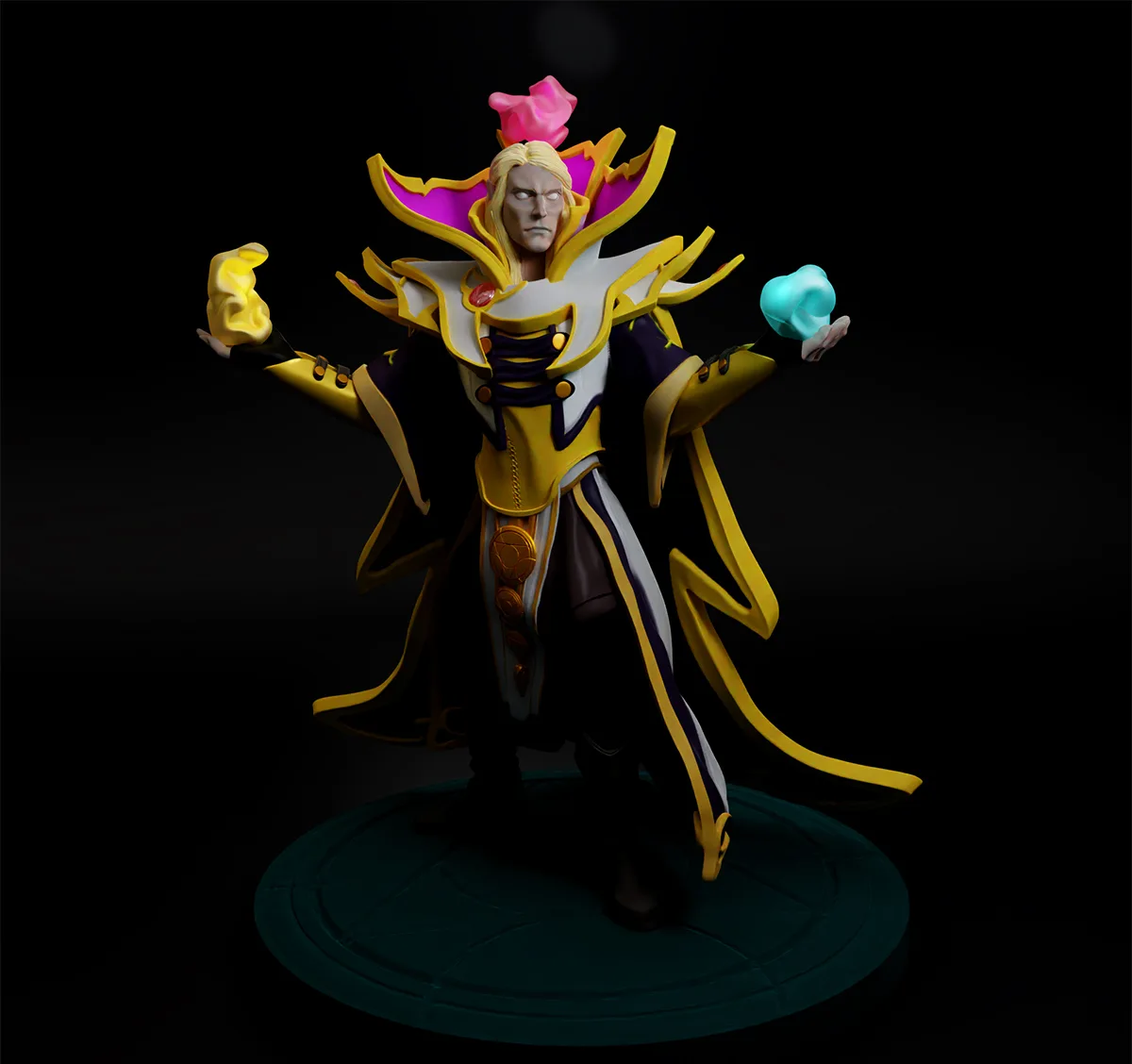 Invoker from Dota 2 75mm scale Ready to print 3D print model