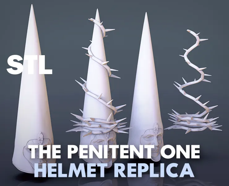 The Penitent One Helmet Blasphemous