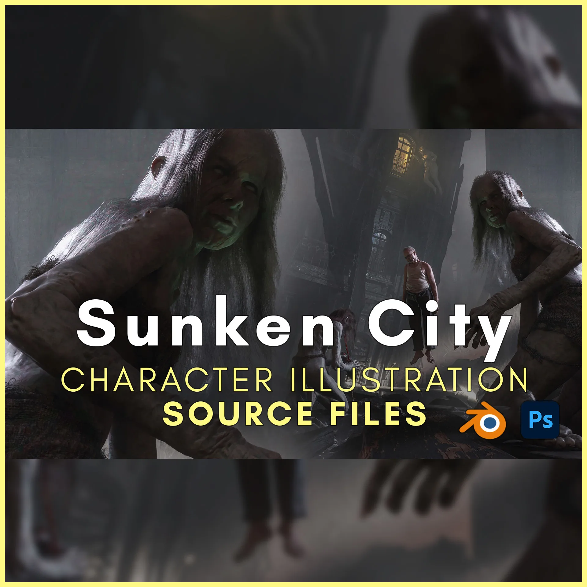 Sunken City - Character Illustration Source Files