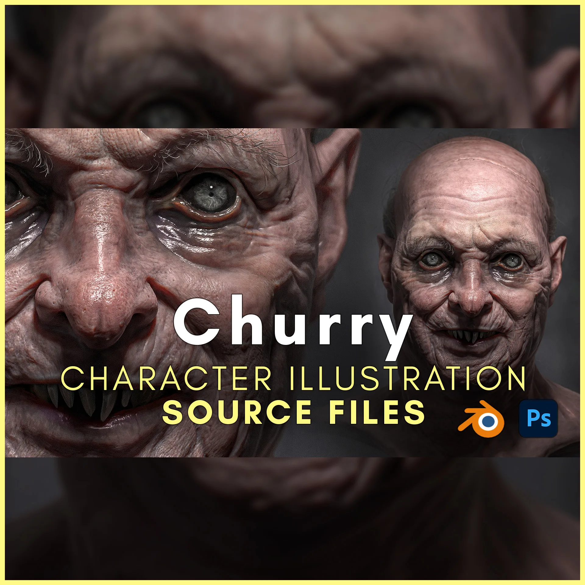 Churry - Character Illustration Source Files