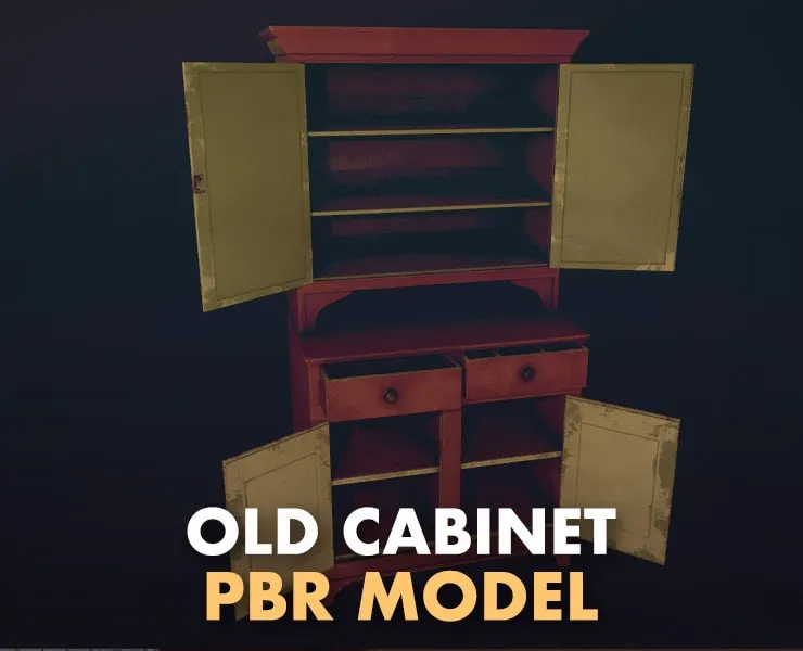 Old Cabinet – PBR Model