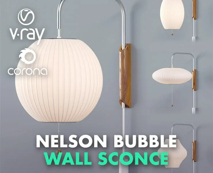 Nelson Bubble Wall Sconce Cabled Collection