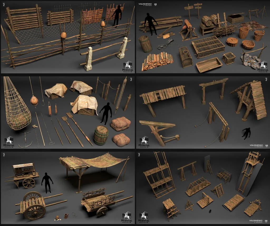 Medieval Collection 3D #2