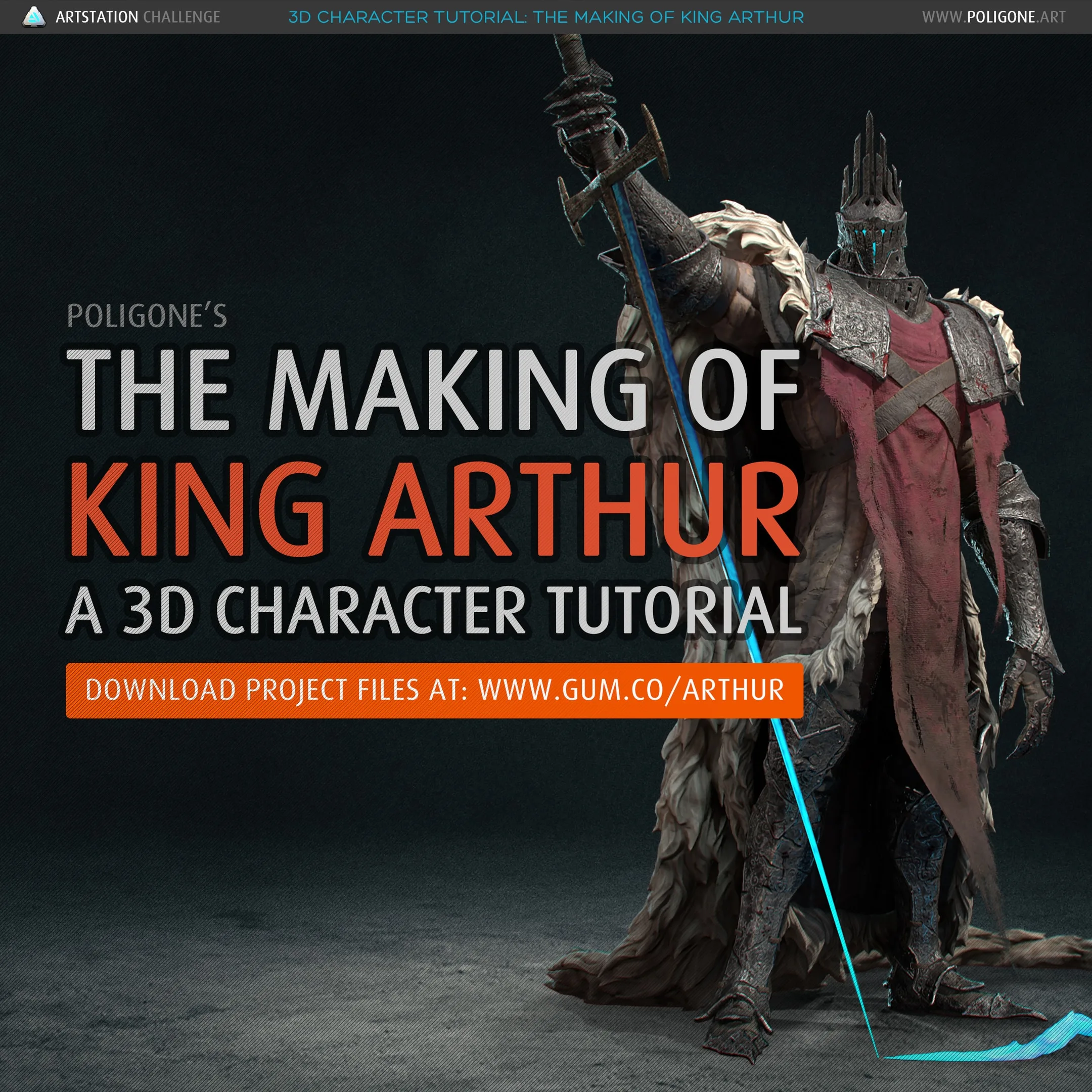 The Making of King Arthur - A 3D Character Tutorial