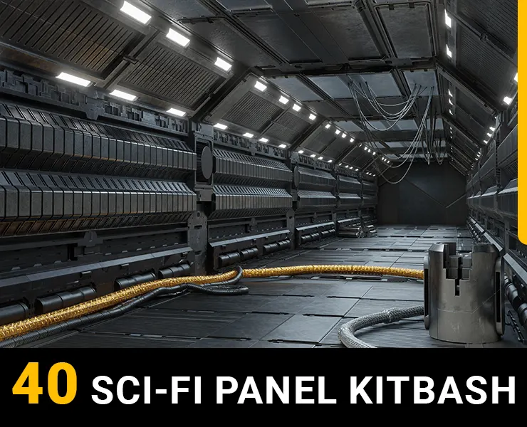 Sci-fi Panel Kitbash