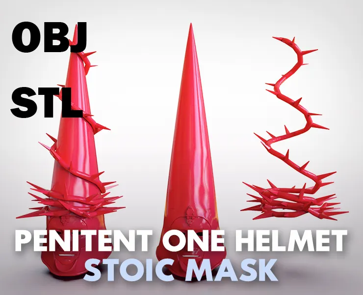 The Penitent One Helmet Blasphemous Stoic Mask