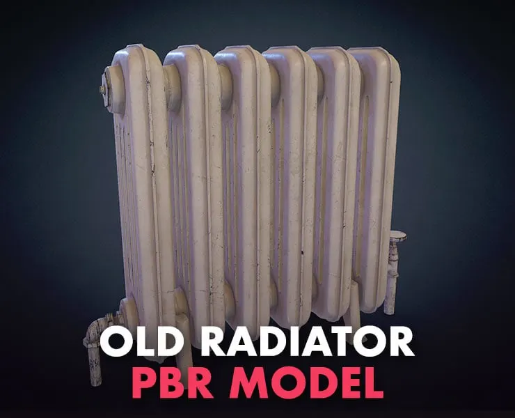 Old Radiator - PBR Model