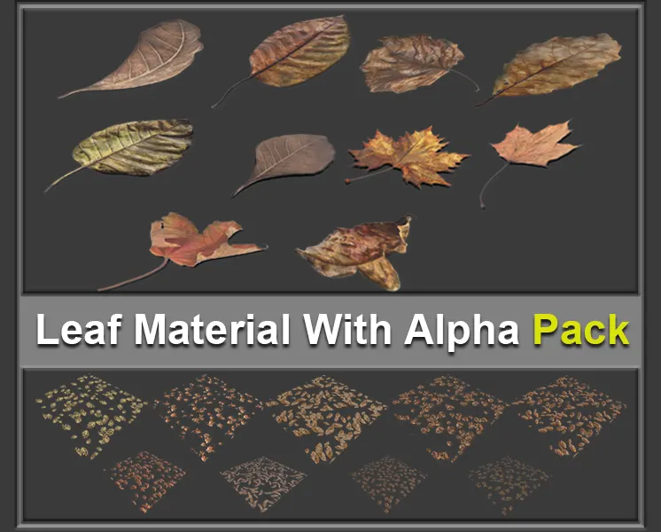 20 Leaf Material With Alpha Pack
