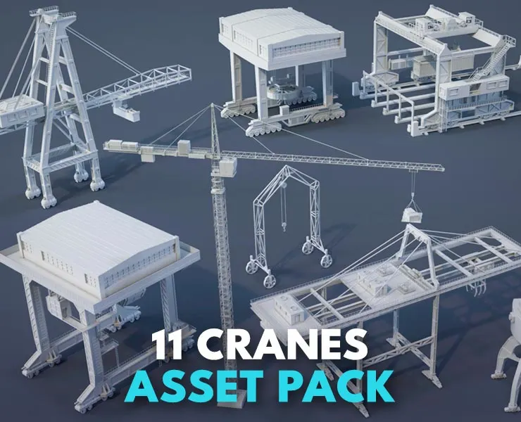 Cranes 3D Model