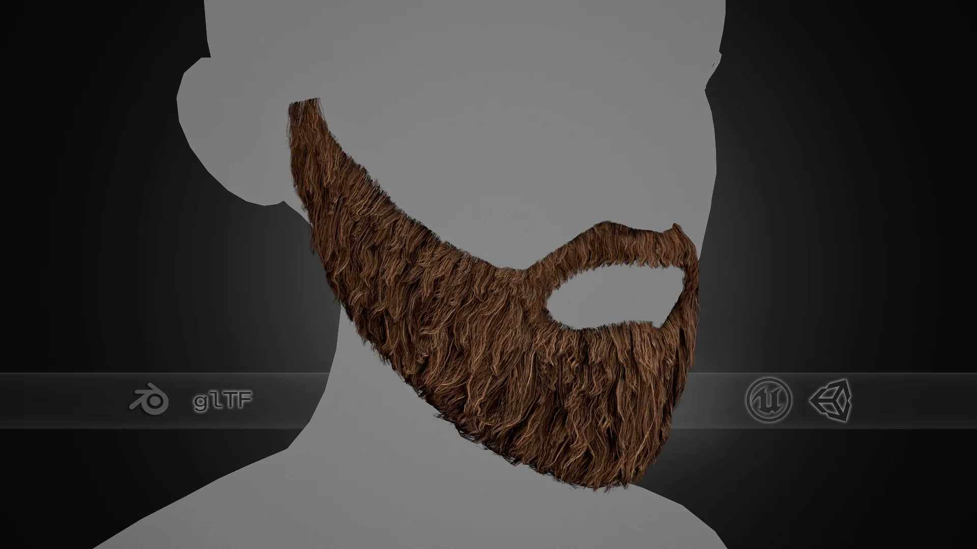 Facial Hair Cards Style 1 - Full Beard 1