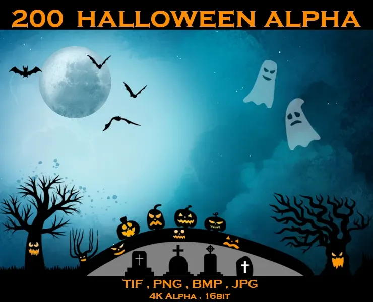 200 Halloween Alpha