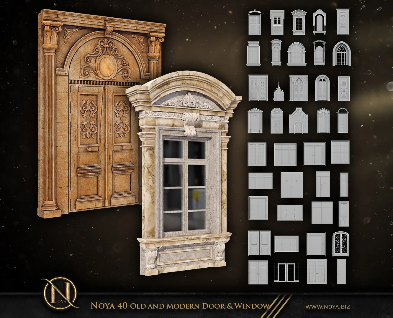Noya 40 Old and Modern Door & Window Models