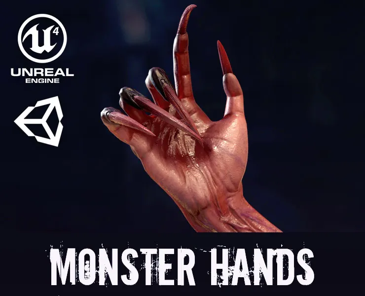 Monster Hands - Animated