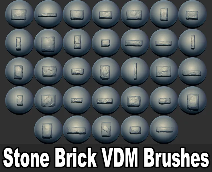 Stone Brick VDM Brushes Vol 2