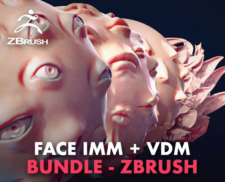 ZBrush - Face IMM + VDM Bundle