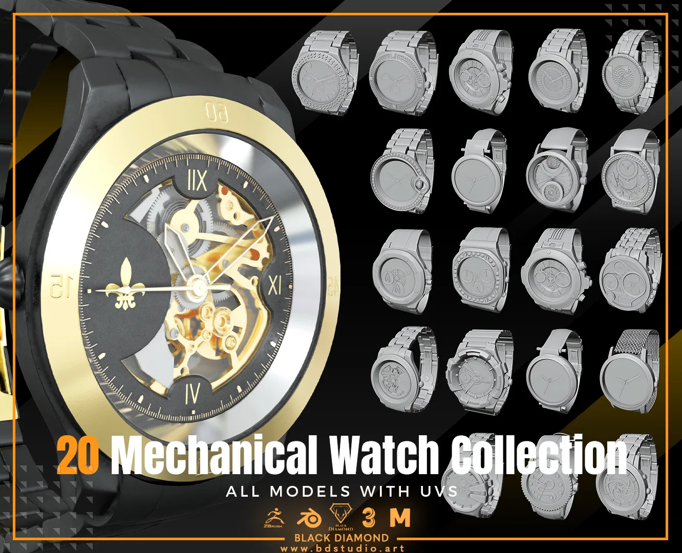 20 Mechanical Watch Collection