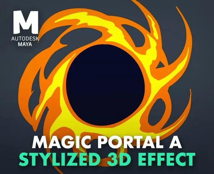 Magic Portal A - Stylized 3D Effect