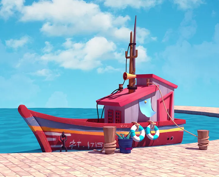 Stylized_Boat