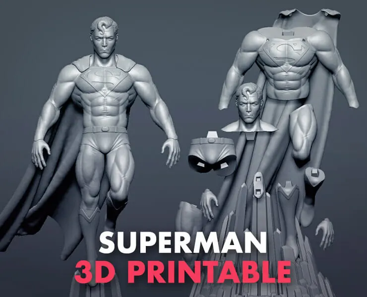 Superman 3D Printable